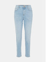 Pieces Hellblaue Mom-Jeans Pieces Leah