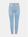 Pieces Hellblaue Mom-Jeans Pieces Leah