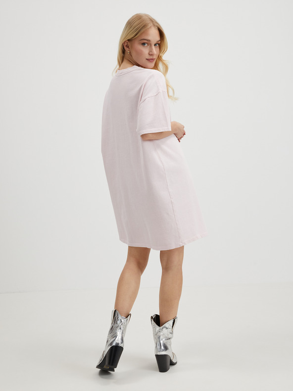 Pieces Hellrosa Damen-Basiskleid Pieces Taryn