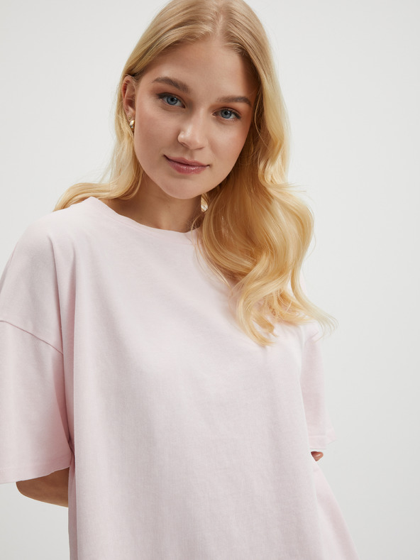 Pieces Hellrosa Damen-Basiskleid Pieces Taryn