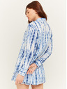 TALLY WEiJL Blau-weiß gemustertes Hemd TALLY WEiJL