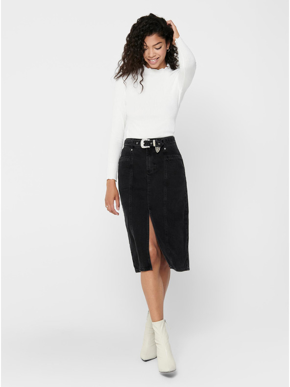 ONLY Cremefarbenes Basic-T-Shirt ONLY Emma