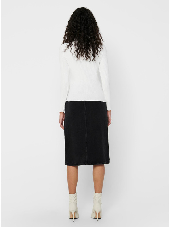 ONLY Cremefarbenes Basic-T-Shirt ONLY Emma