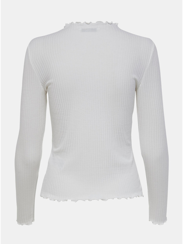 ONLY Cremefarbenes Basic-T-Shirt ONLY Emma