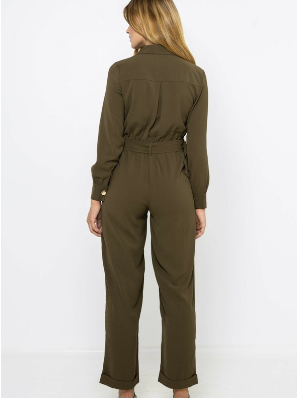 CAMAIEU Khaki Overall CAMAIEU