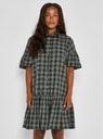 Noisy May Khaki kariertes Hemdkleid Noisy May Erik
