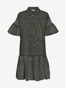Noisy May Khaki kariertes Hemdkleid Noisy May Erik
