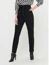 Jacqueline de Yong Schwarze JDY Tanja Hose mit Krawatte