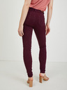 CAMAIEU Burgunderfarbene Slim Fit Hose für Damen CAMAIEU