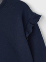 name it Dunkelblaue Mädchen-Strickjacke mit Puffärmeln name it Oksus