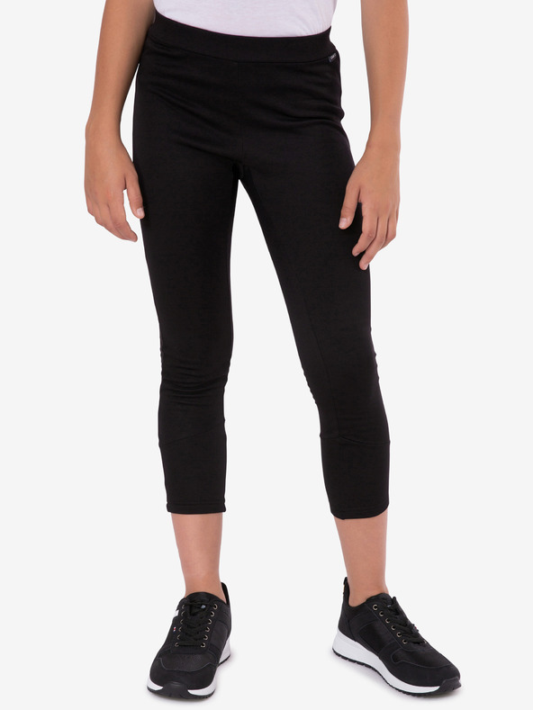 Sam 73 Schwarze Dreiviertel-Leggings für Mädchen SAM 73 Lillian