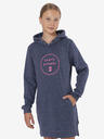 Sam 73 Dunkelblaues bedrucktes Sweatshirt mit Kapuze für Mädchen SAM 73 Josie
