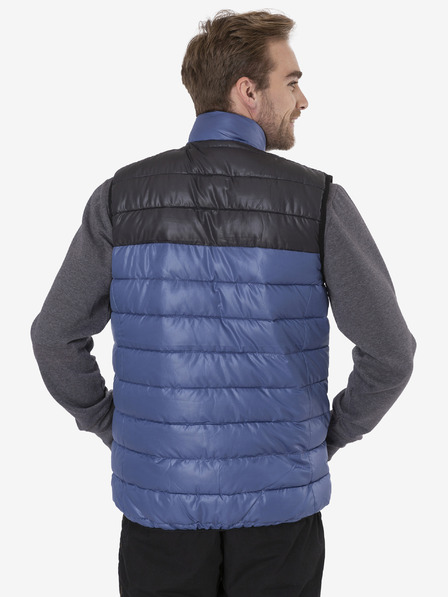 Sam 73 Schwarz-blaue Herren-Steppweste SAM 73 Donald