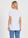 Sam 73 Weißes bedrucktes T-Shirt für Damen SAM 73 Arias