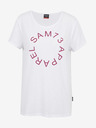Sam 73 Weißes bedrucktes T-Shirt für Damen SAM 73 Arias