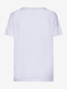 Sam 73 Weißes bedrucktes Damen-T-Shirt SAM 73