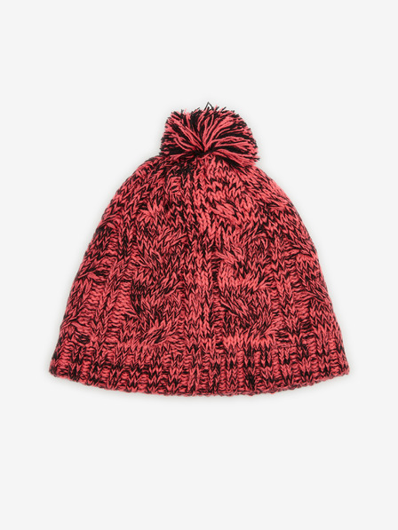 Sam 73 Schwarz-rosa Mädchen-Wintermütze mit Bommel Sam 73 Gloria