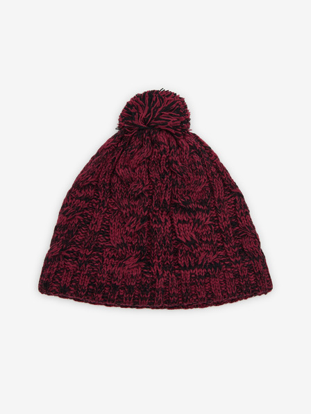 Sam 73 Schwarz-rosa Mädchen-Wintermütze mit Bommel Sam 73 Gloria