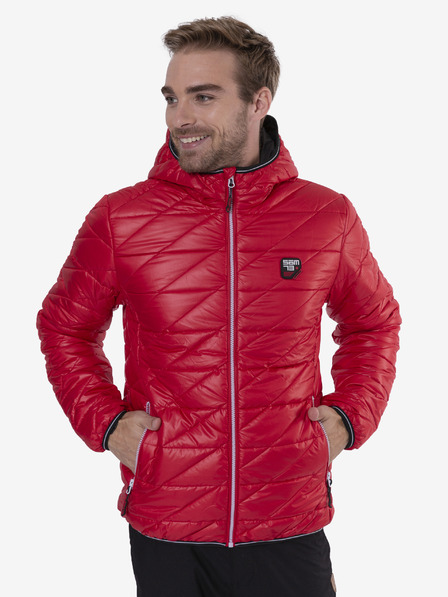 Sam 73 Rote Herren-Wintersteppjacke Sam 73