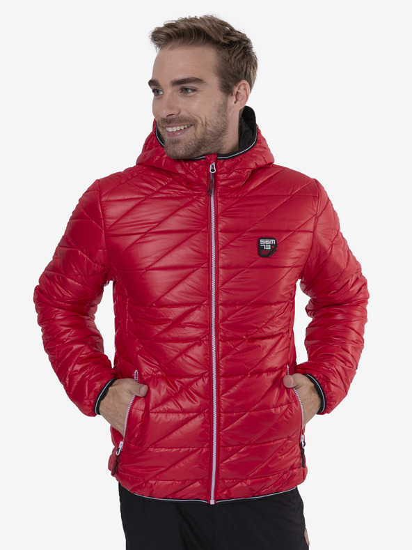 Sam 73 Rote Herren-Wintersteppjacke Sam 73