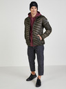 Sam 73 Khakifarbene Herren-Winter-Steppjacke Sam 73