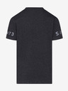 Sam 73 Dunkelgraues bedrucktes Herren T-Shirt SAM 73
