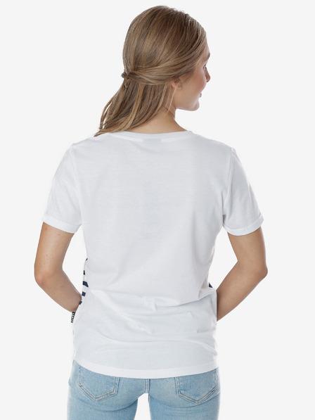 Sam 73 Blau-weiß gestreiftes Damen-T-Shirt SAM 73