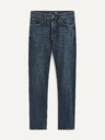 Celio Dunkelblaue Herrenjeans Straight Fit Celio
