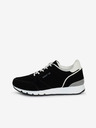 Sam 73 Weiße und schwarze Damen-Sneakers aus Wildleder SAM 73