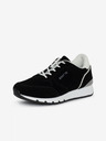 Sam 73 Weiße und schwarze Damen-Sneakers aus Wildleder SAM 73