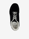 Sam 73 Weiße und schwarze Damen-Sneakers aus Wildleder SAM 73