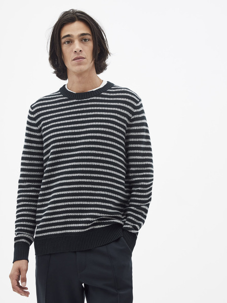 Celio Dunkelblau gestreifter Pullover Celio Seclone