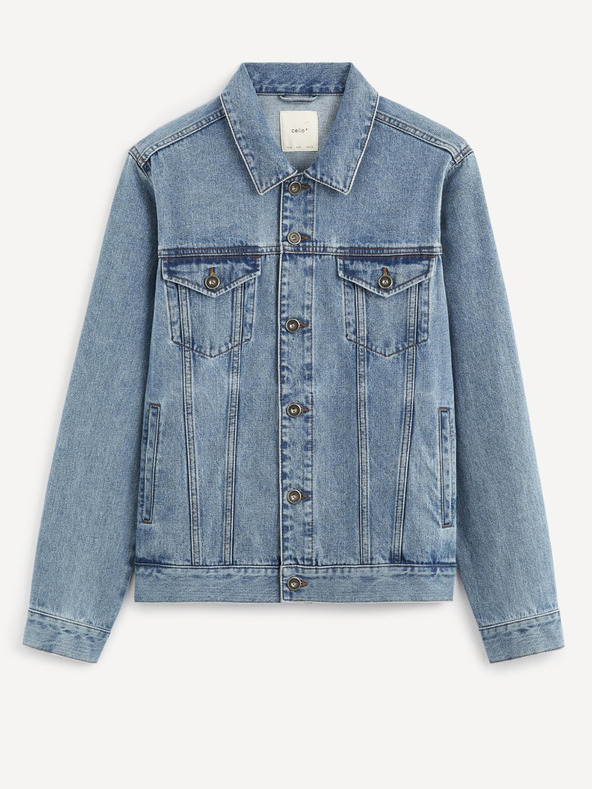 Celio Blaue Jeansjacke Celio Rudenim2