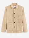 Celio Beigefarbene Kordjacke Celio Vumusevel