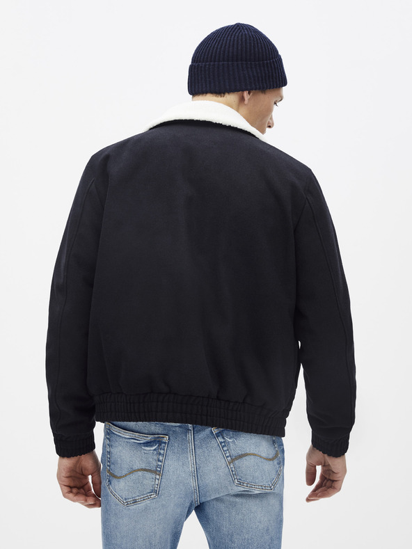 Celio Schwarze Celio Suborgwool Jacke