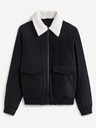 Celio Schwarze Celio Suborgwool Jacke