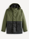 Celio Dunkelgrüne Jacke Celio Supheatgum