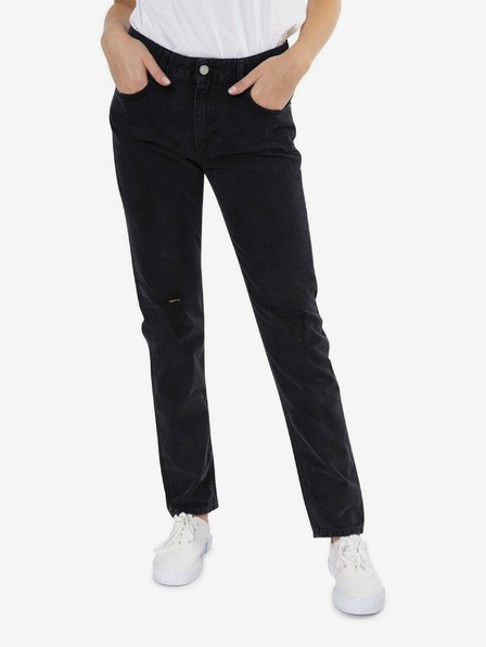 Diesel Schwarze Diesel Straight Fit Jeans Neekhol für Damen