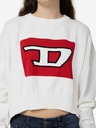 Diesel Weißer gemusterter Pullover für Damen Diesel