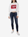 Diesel Weißer gemusterter Pullover für Damen Diesel