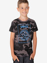 Sam 73 Graues T-Shirt mit Tarnmuster für Jungen SAM 73