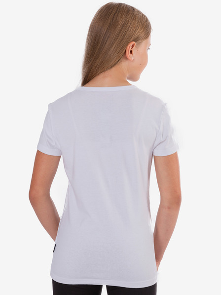 Sam 73 Weißes Mädchen-T-Shirt mit SAM 73-Aufdruck