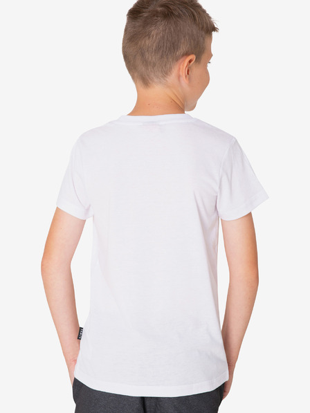 Sam 73 Weißes bedrucktes T-Shirt für Jungen SAM 73