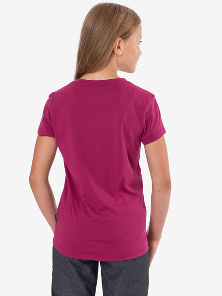 Sam 73 Dunkelrosa bedrucktes Mädchen-Sweatshirt SAM 73 Caroline