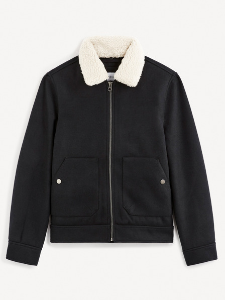 Celio Dunkelblaue Jacke Celio Vujackwoo2