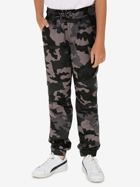 Sam 73 Schwarze und graue Camouflage-Hose für Mädchen SAM 73 Laura