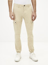 Celio Cremefarbene Herrenhosen Celio Solyte