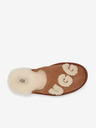 UGG Braune Herren-Wildleder-Hausschuhe UGG Bailey Bow II