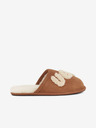 UGG Braune Herren-Wildleder-Hausschuhe UGG Bailey Bow II