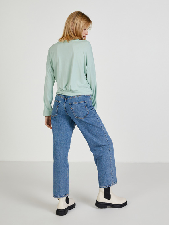 ONLY Hellgrünes geknotetes Hemd ONLY Free